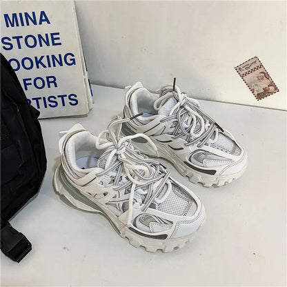 Fashion Womens Sneakers New Exquisite Platform Casual Shoes Quality Mesh Running Shoes for Woman Designer Shoes Zapatillas Mujer