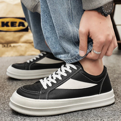 Plain Color Men Low Top Casual Skate Shoes Breathable Fabric Interior Stable Grip Sole Daily Travel Strolling Dail Flat Sneakers