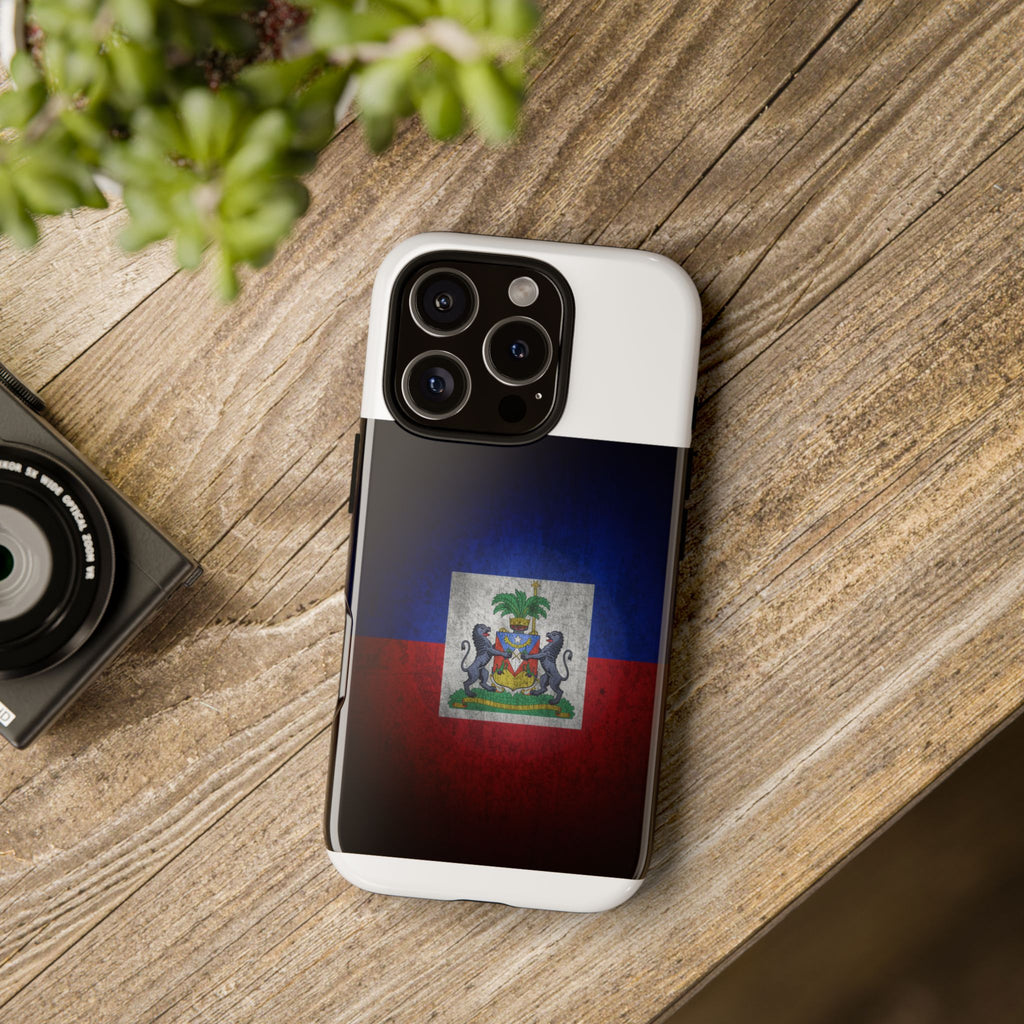 Haiti Flag Tough Phone Case — Durable Protective Phone Cover