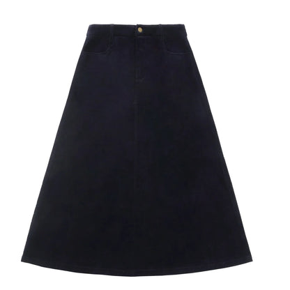 AP AW26 Navy Blue Corduroy Collection Kids Boy Girl Fashion Geometric Print shirt Family Matching Clothing Dress Top Jumper