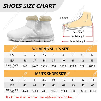 Lana Del Rey Singer Plush Shoes Boots Mens Womens Keep Warm Sneakers Durable Boot Casual Couple Sports Customized Sneaker Black