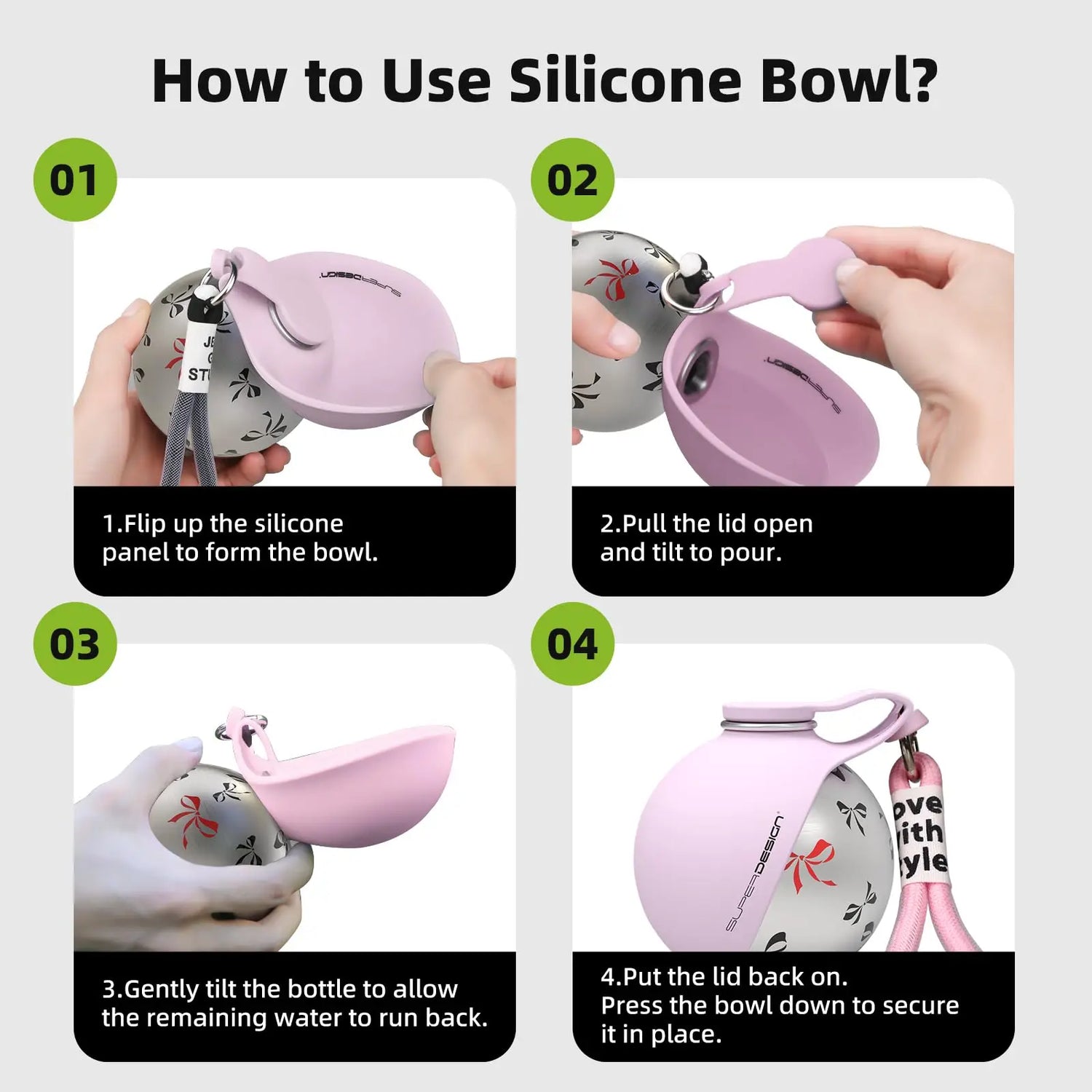 Portable Dog Water Bottle