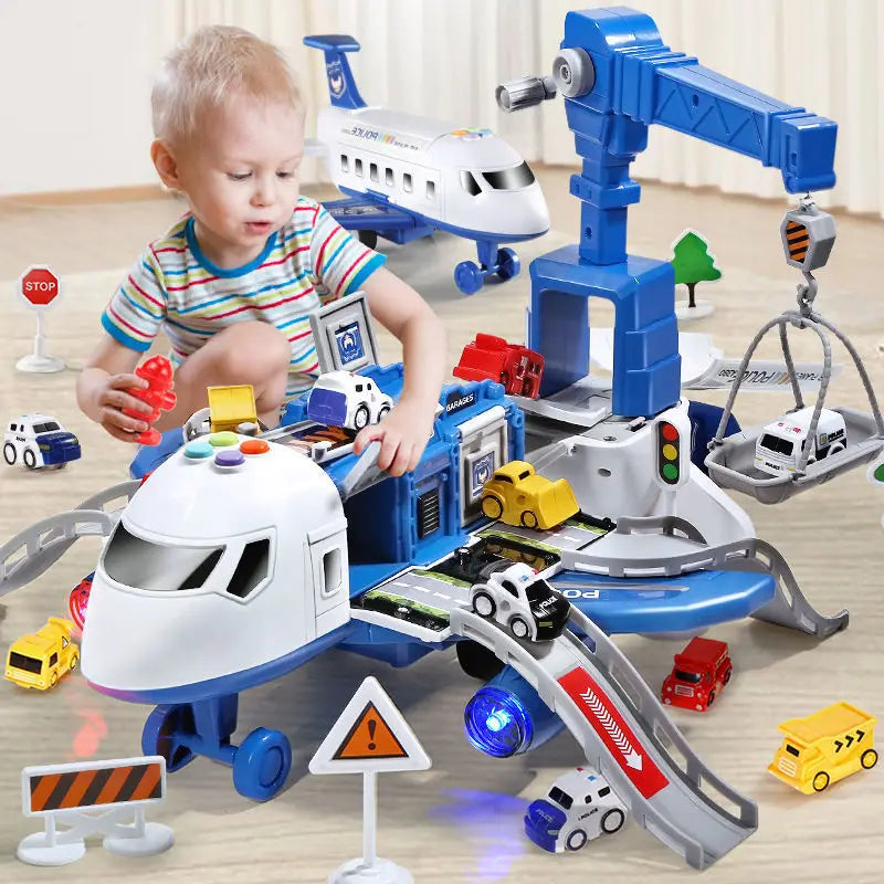 Transforming Music Airliner Toy