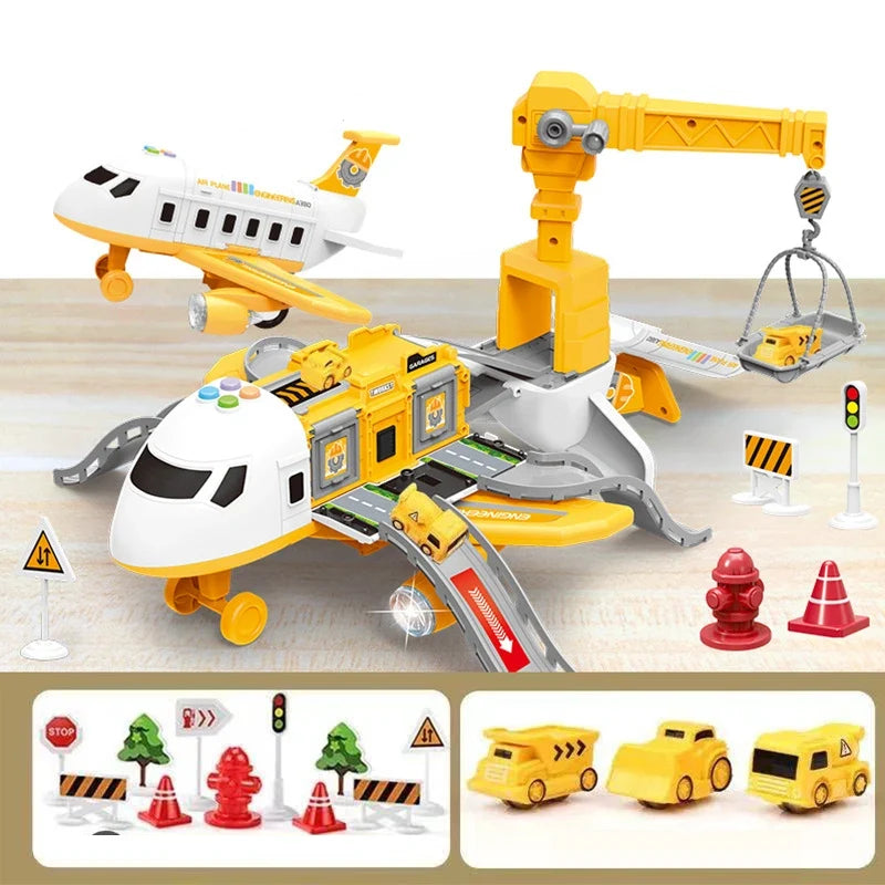 Transforming Music Airliner Toy