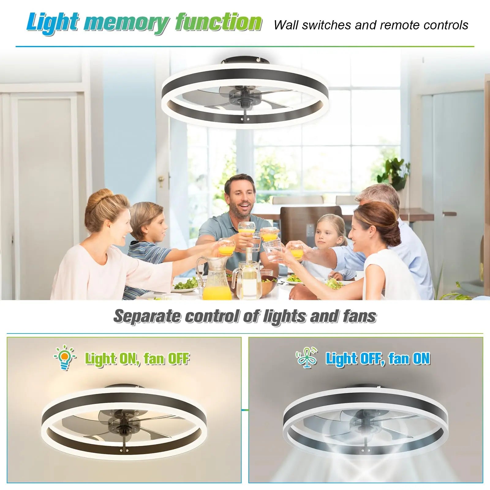 WhisperWind Light Ceiling Fan