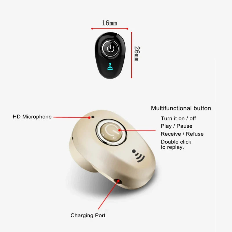 Stealth Sound Bluetooth Earbuds