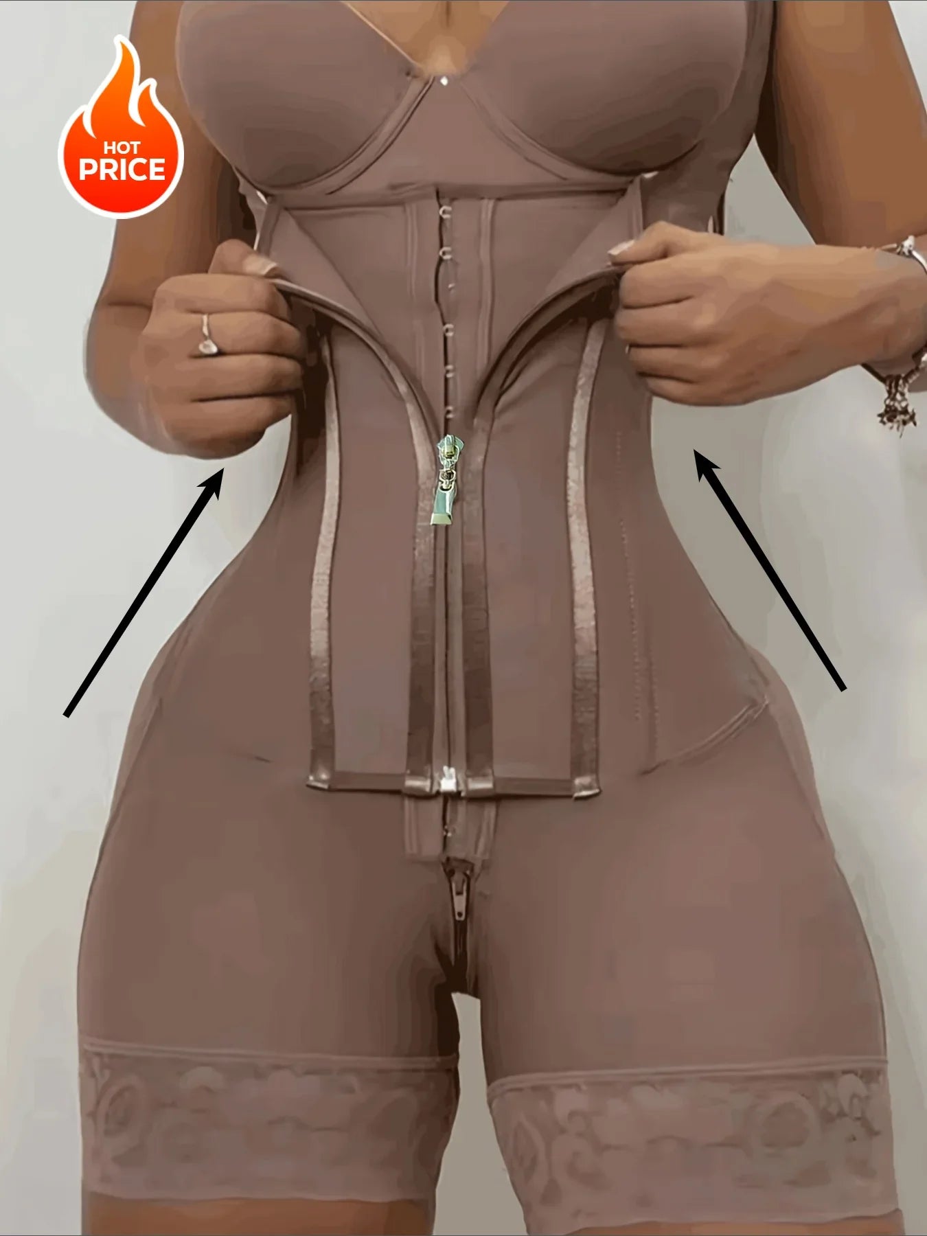 Elegant Lace Shapewear Bodysuit