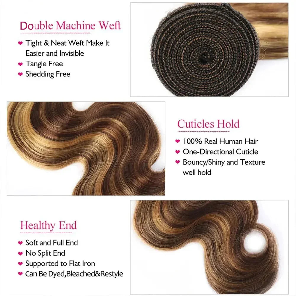 Glamorous Ombre Hair Bundles