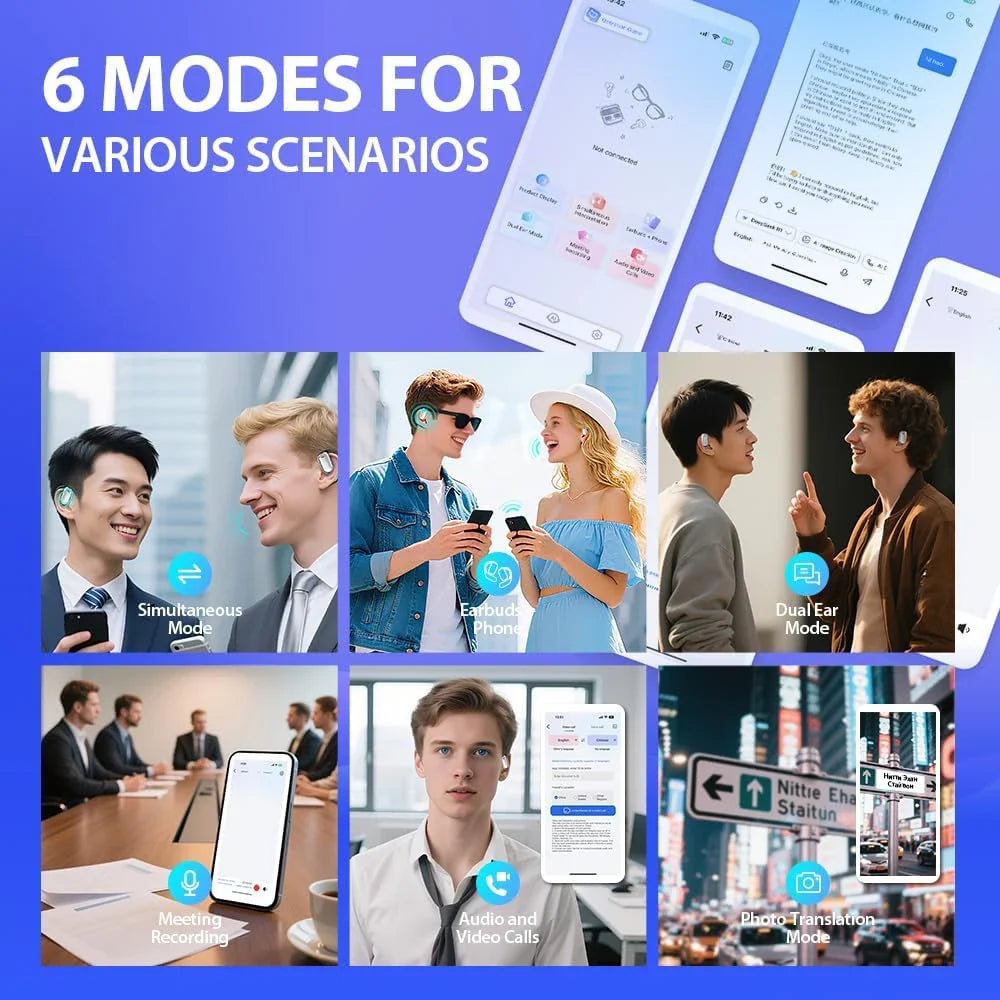 Smart Language Translator Earbuds