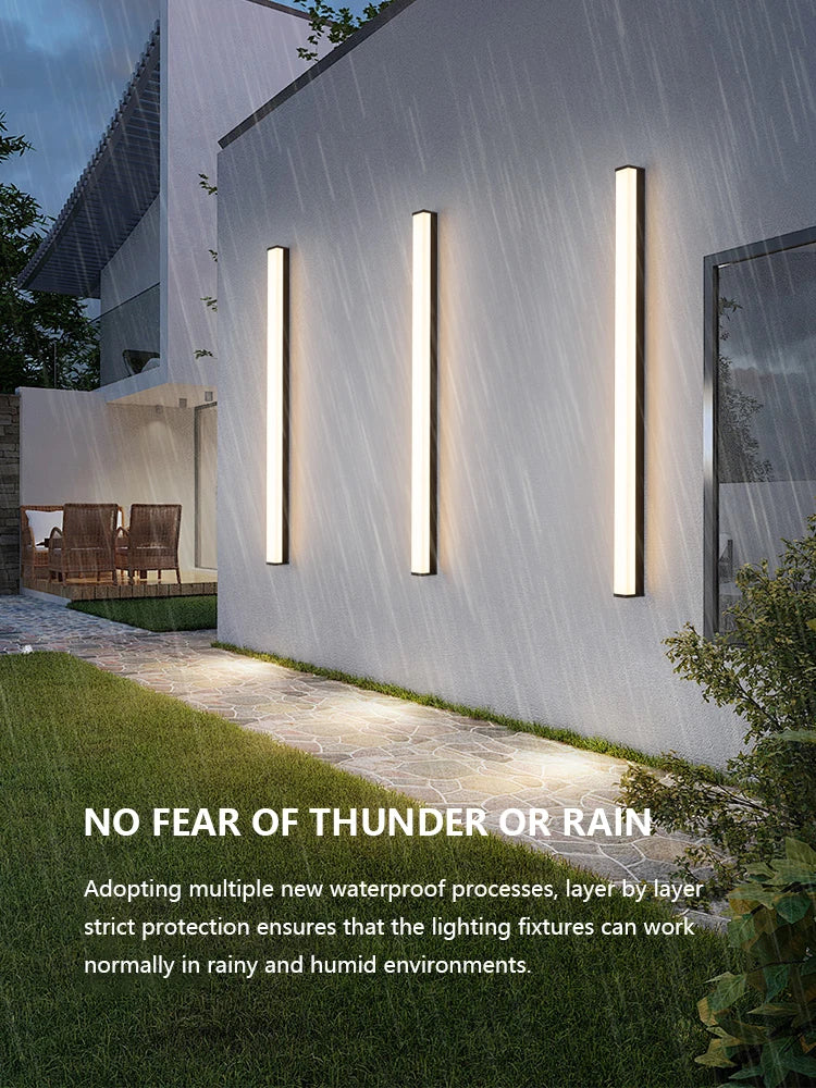 Sleek Outdoor LED Wall Light