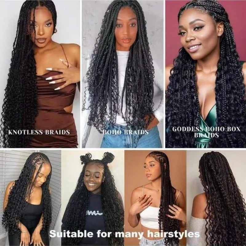 Deep Wave Hair for Braiding