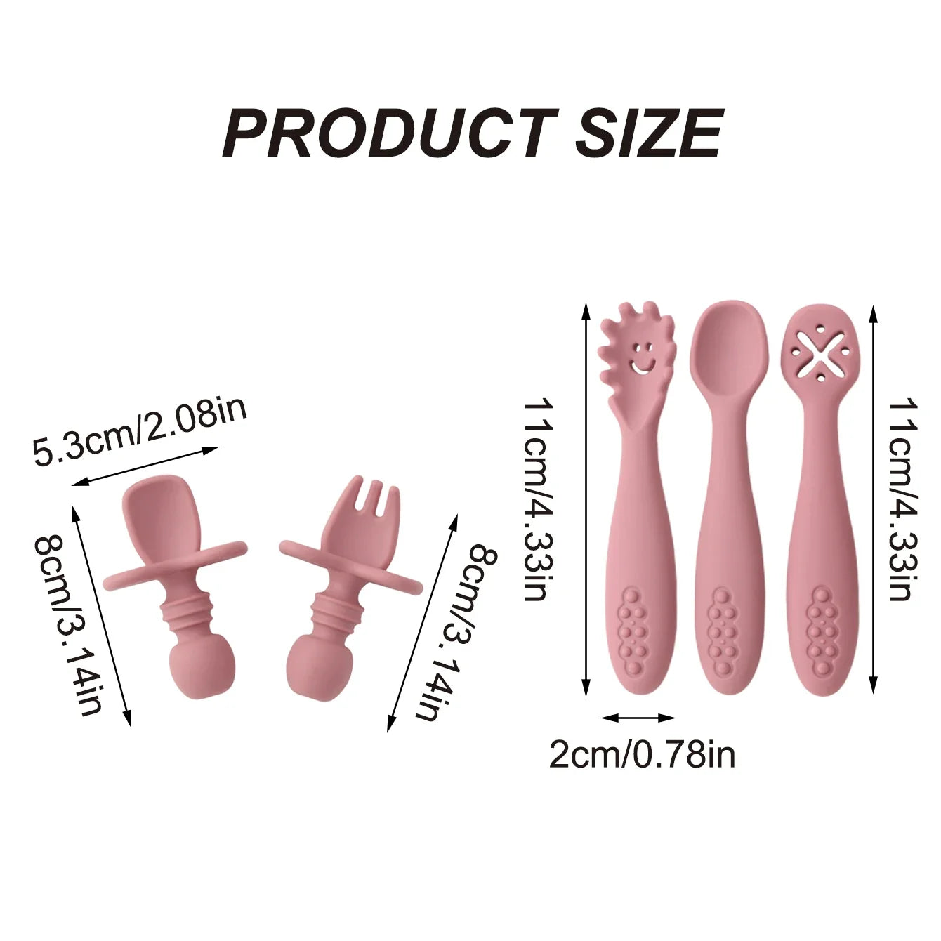 Colorful Toddler Spoon Set