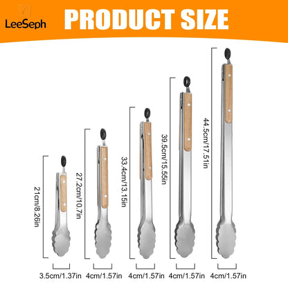 Heavy Duty Kitchen Grilling Tongs