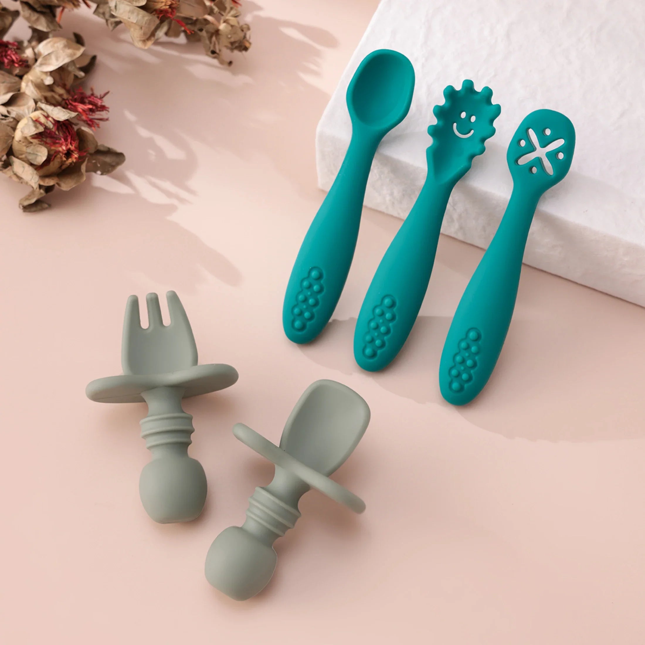 Colorful Toddler Spoon Set