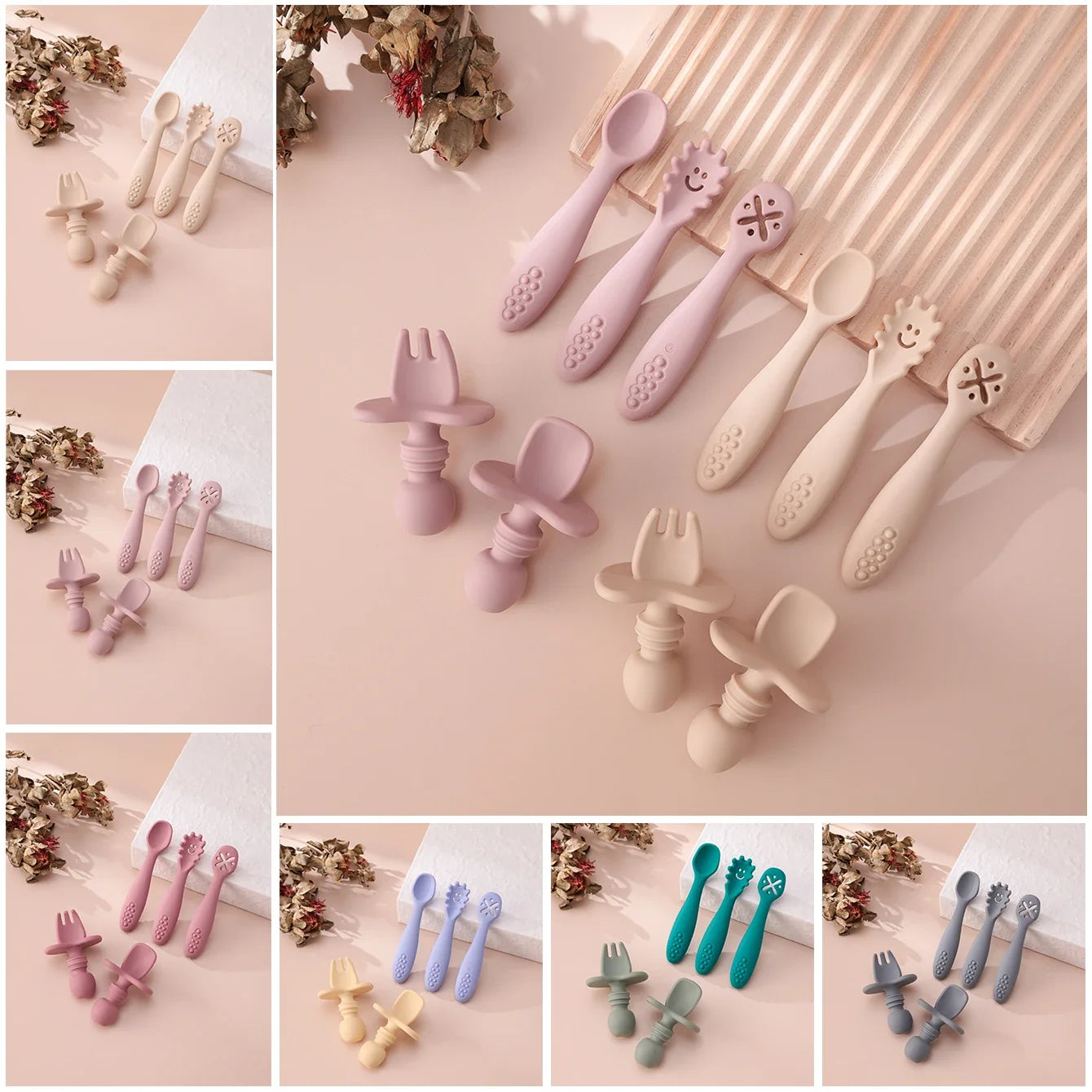 Colorful Toddler Spoon Set