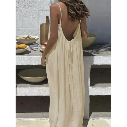 Elegant Strapless Maxi Dress
