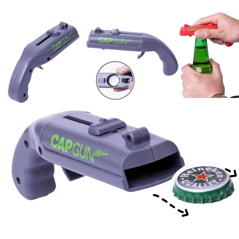 Cap Launching Bottle Opener
