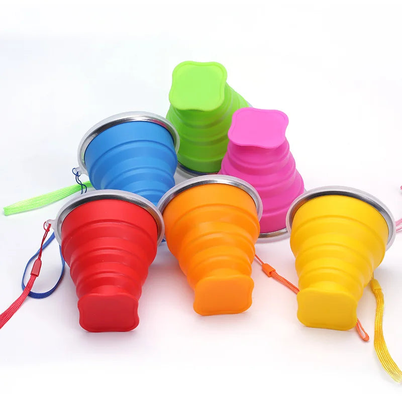 Colorful Collapsible Travel Cup