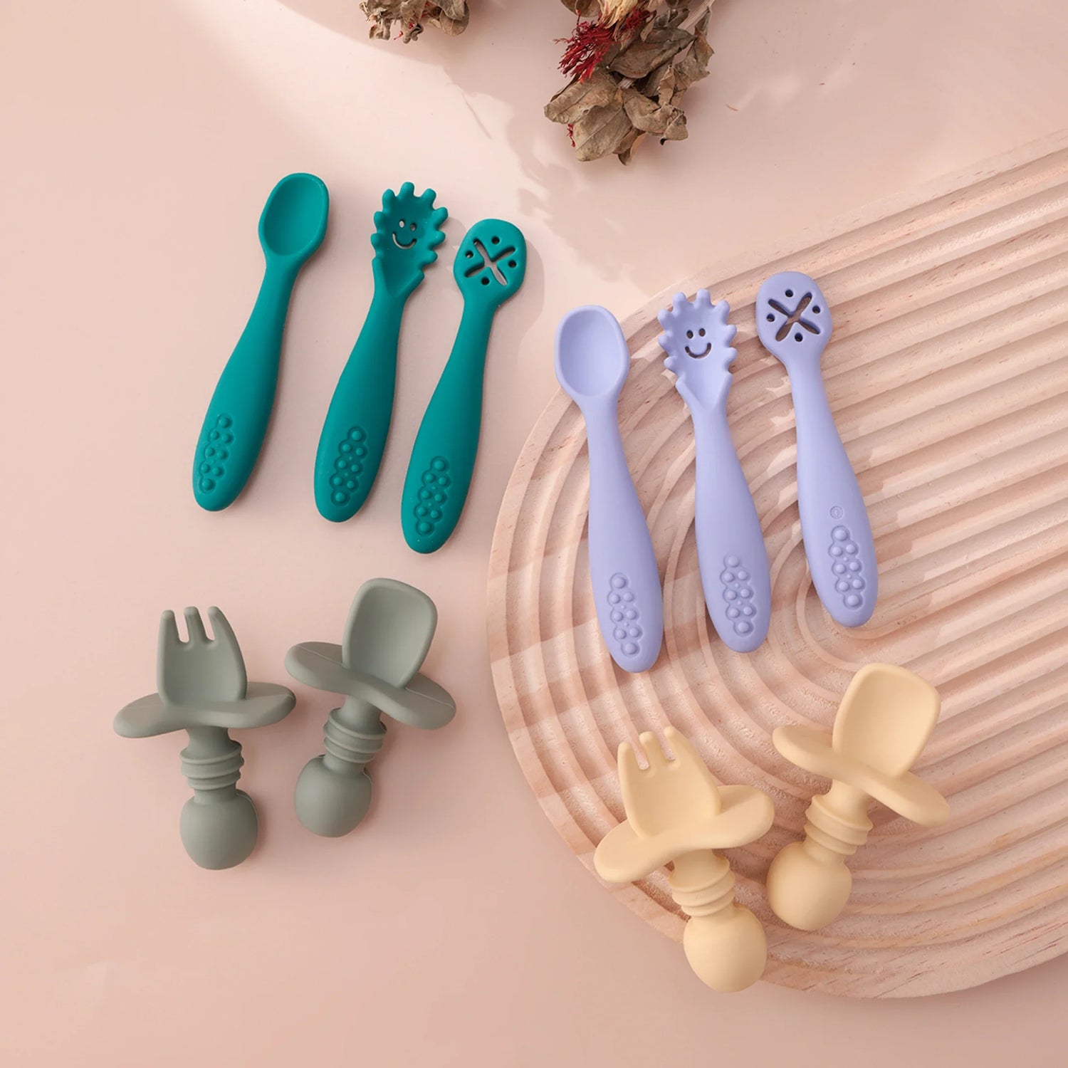 Colorful Toddler Spoon Set