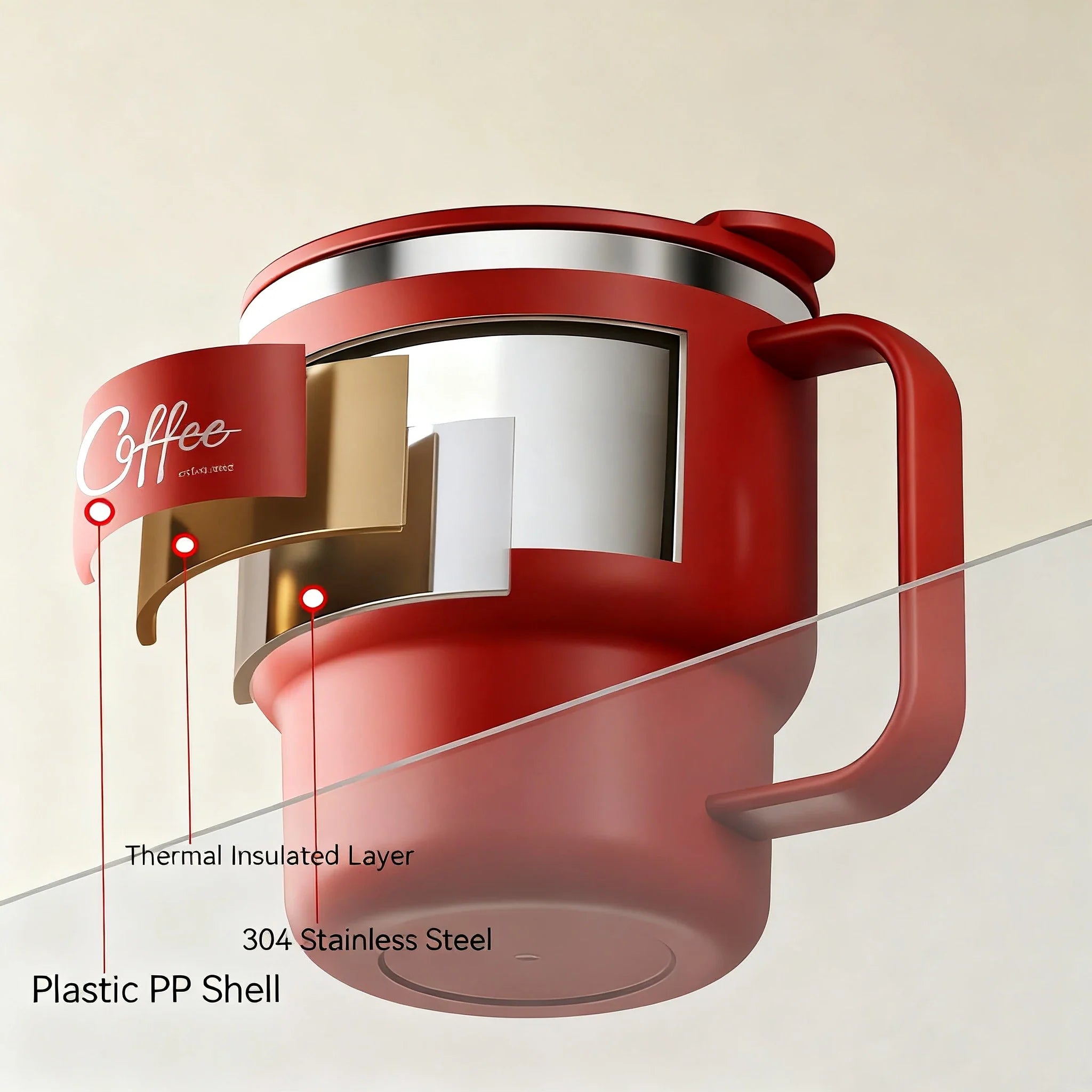 Stylish Insulated Coffee Mug