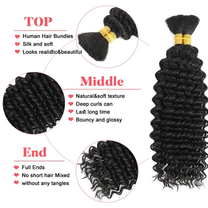 Deep Wave Hair for Braiding