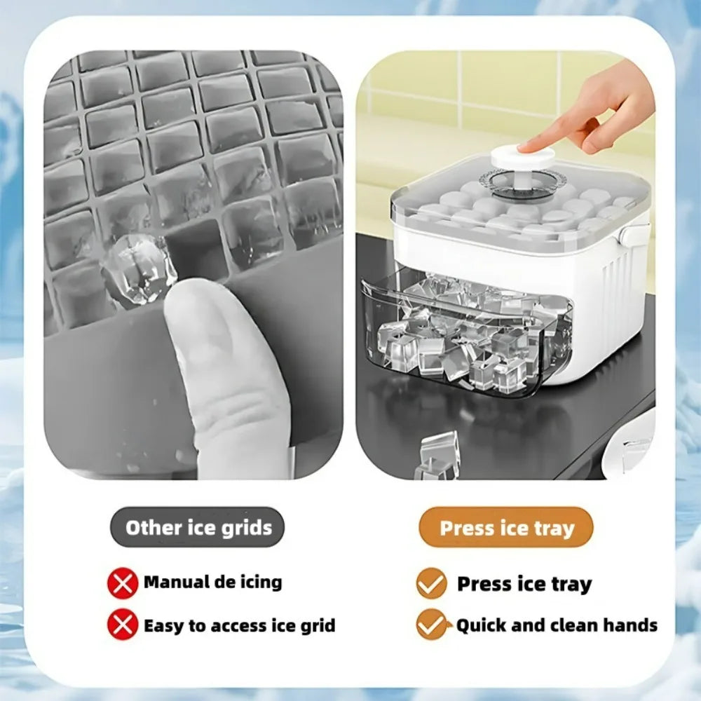 Easy Ice Cube Maker Tray