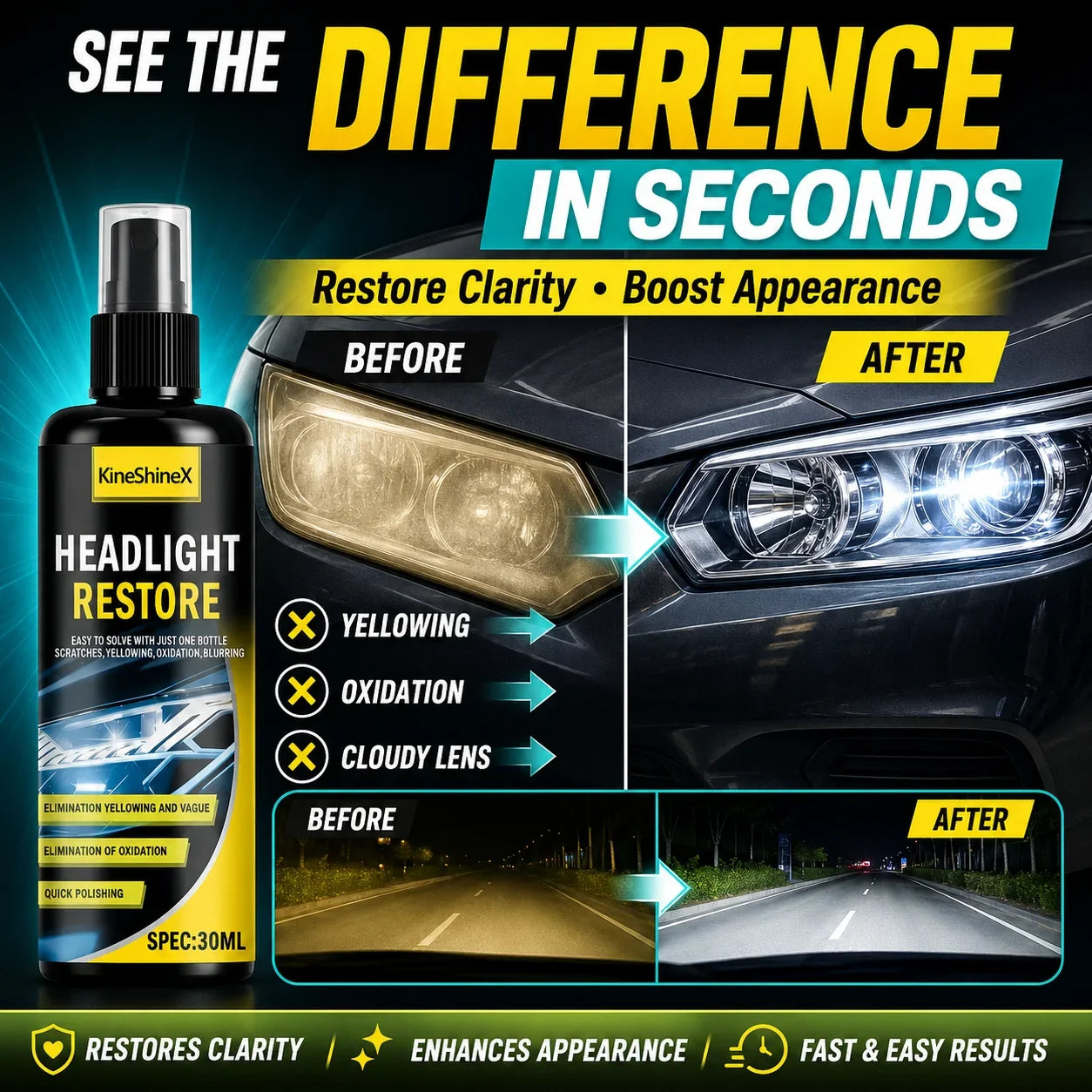 Ultimate Headlight Shine Spray