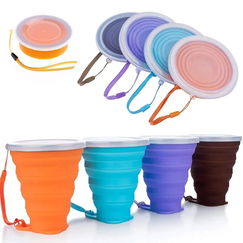 Colorful Collapsible Travel Cup