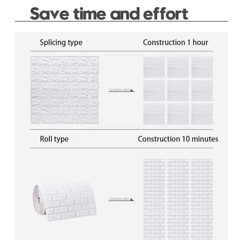 Cozy Foam Brick Wall Panels