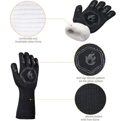 Fireproof BBQ Grill Gloves