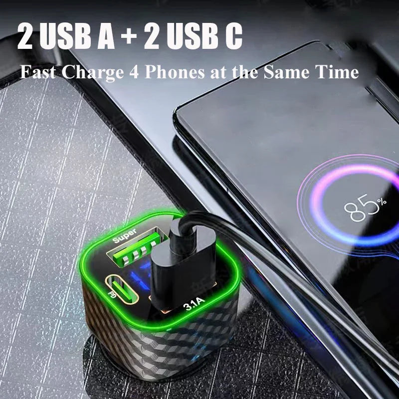 USB C Car Charger for Fast Charging