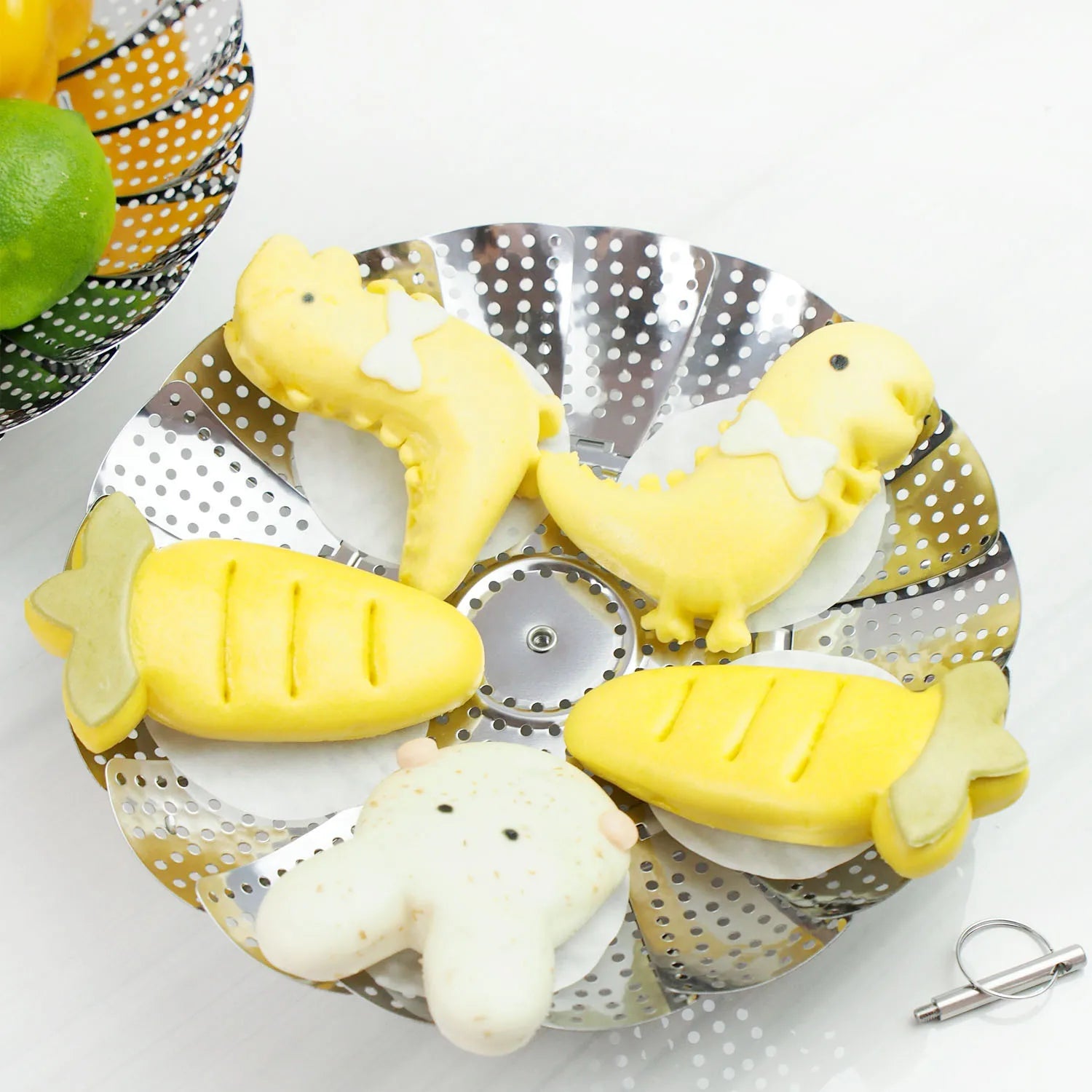 Foldable Kitchen Steamer Basket