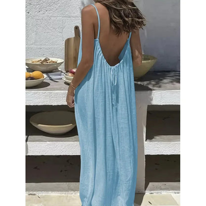 Elegant Strapless Maxi Dress