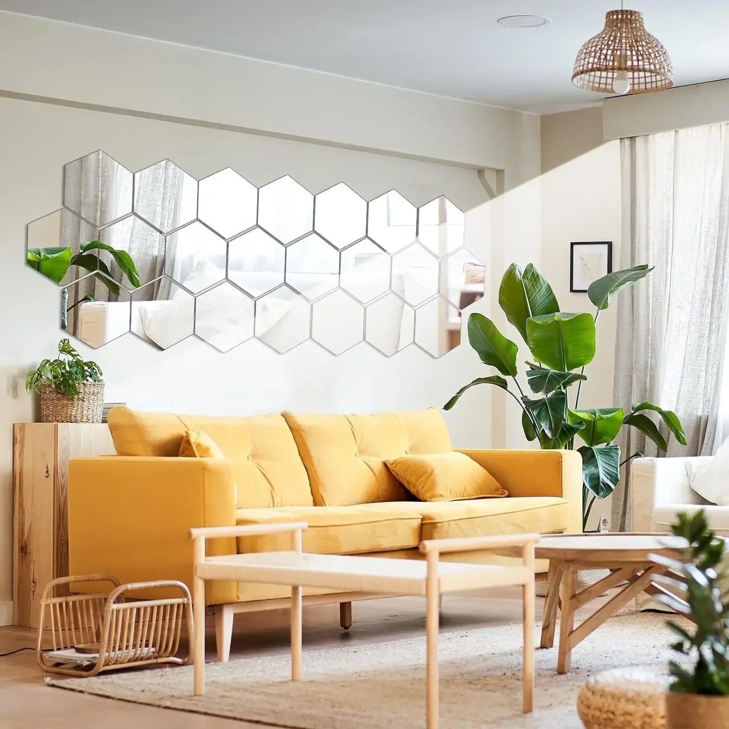 Glam 3D Mirror Wall Stickers