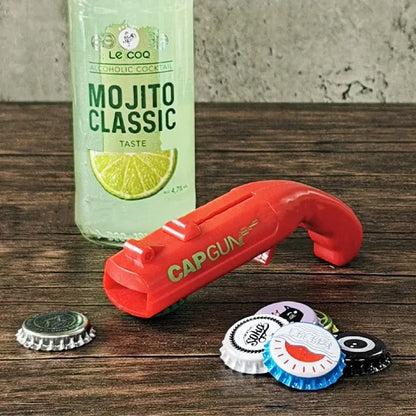 Cap Launching Bottle Opener