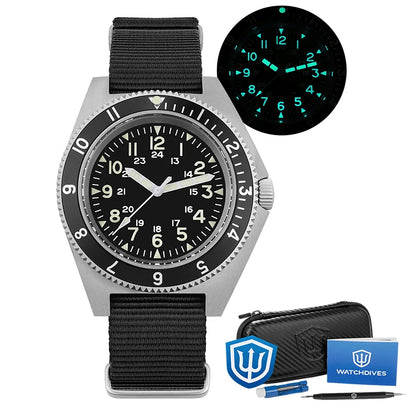 Watchdives WD1972 Quartz Watch Sapphire Luminous Men Watches VH31 Sweep Seconds Movement 20Bar Waterproof Watches with Gift Box