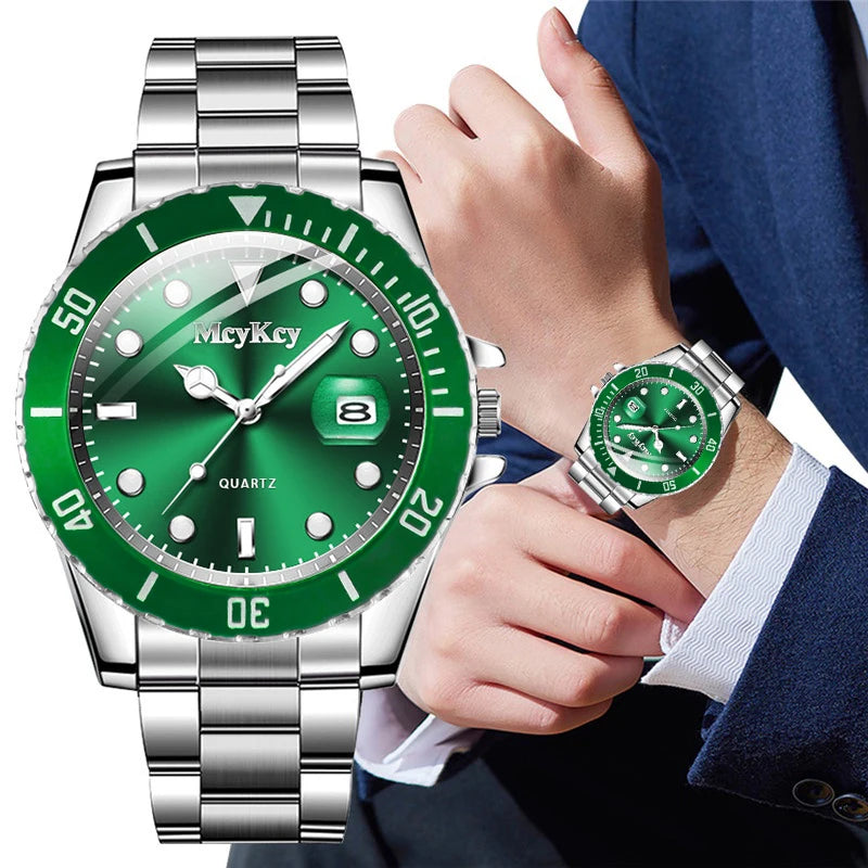 1PC Surprise Mystery Watch Blind Box-Fashion Calendar Men Business Watches Analog Quartz Watch Reloj Hombre