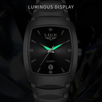 LIGE Watch women Business Luxury Ladies clock female waterproof watches Fashion quartz Simple Watch for Wome montre femme+BOX