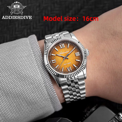 ADDIESDIVE Elegant Watch for Woman Luxury Sapphire Glass VH31 Quartz BGW9 Super Luminous 10Bar Waterproof Wristwatch AD2512