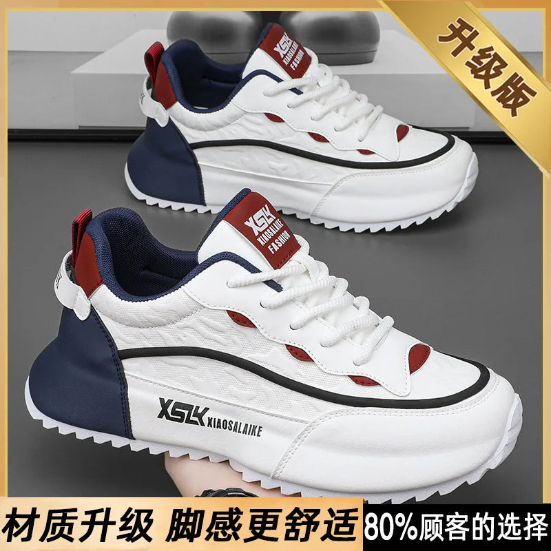 Large Size 39-48 Men Platform Vulcanized Shoes Breathable Wear-resistant Casual Sneakers Designer Man Luxury Running Sport Shoes