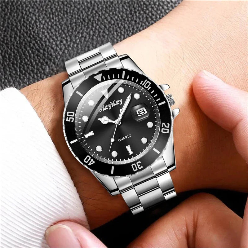 1PC Surprise Mystery Watch Blind Box-Fashion Calendar Men Business Watches Analog Quartz Watch Reloj Hombre