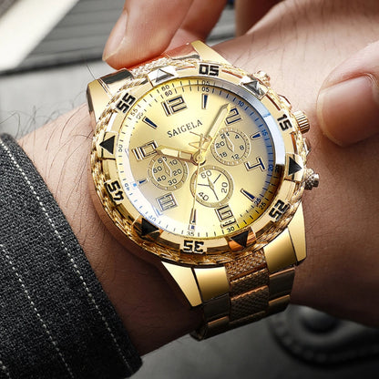 1PC Surprise Mystery Watch Blind Box-Men Business Watches Fashion Arabic Dial Steel Band Male&