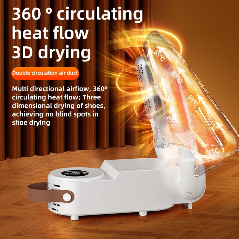 HOMEFISH Korean Style Electric Shoe Dryer 220V - Footwear Heater for Deodorizing And Sterilizing Home Use Appliance