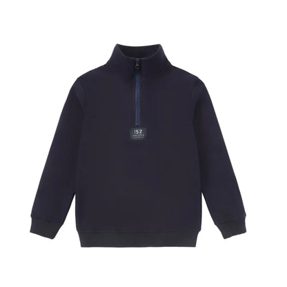 AP AW26 Navy Blue Corduroy Collection Kids Boy Girl Fashion Geometric Print shirt Family Matching Clothing Dress Top Jumper