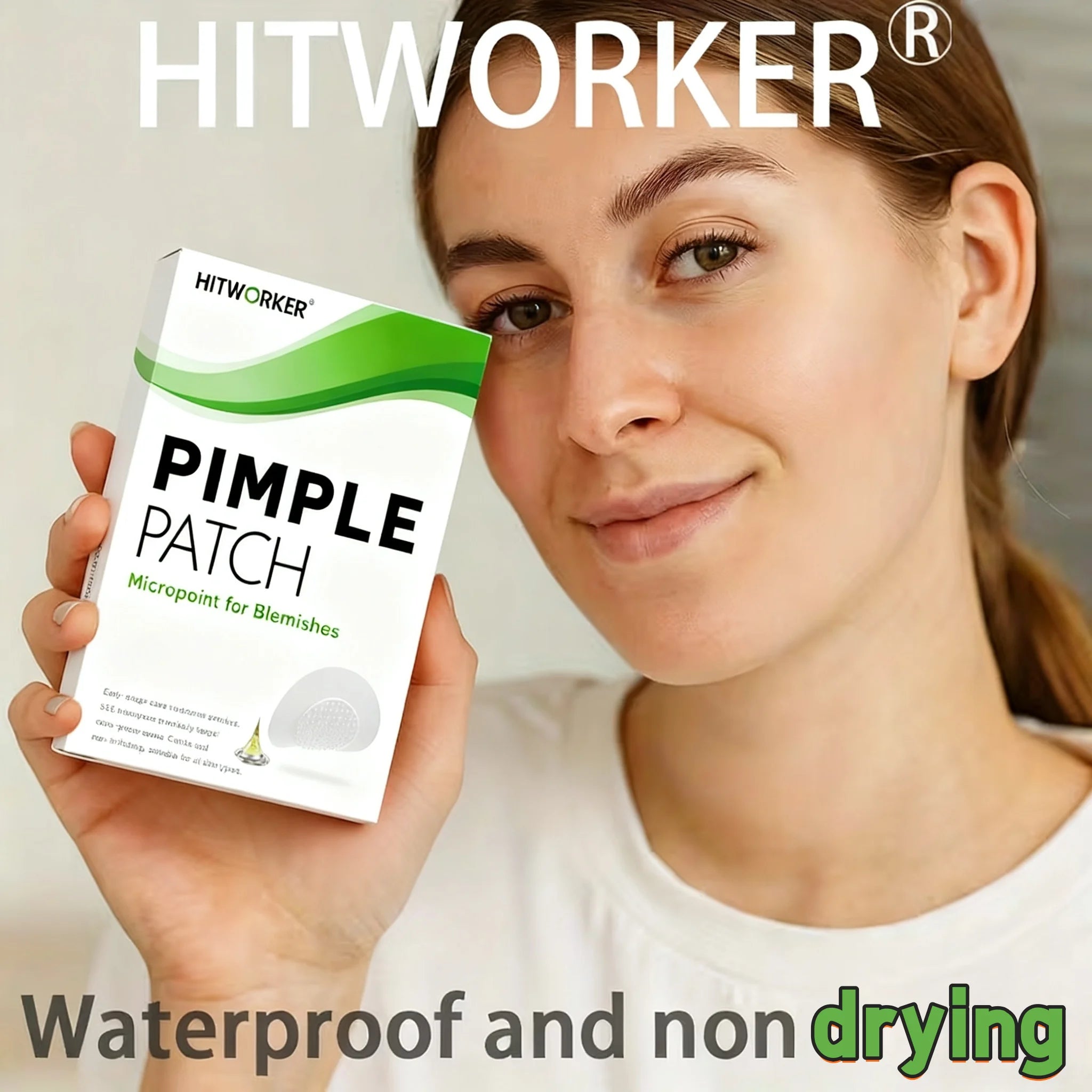 27/54/81-Piece HITWORKER Acne Patches - Infused with Salicylic Acid, Tea Tree Oil &amp; Calendula Oil | For Acne &amp; Blemishes, Residu