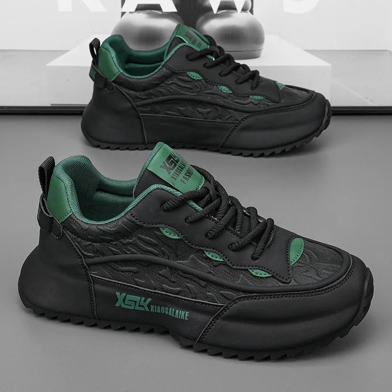Large Size 39-48 Men Platform Vulcanized Shoes Breathable Wear-resistant Casual Sneakers Designer Man Luxury Running Sport Shoes