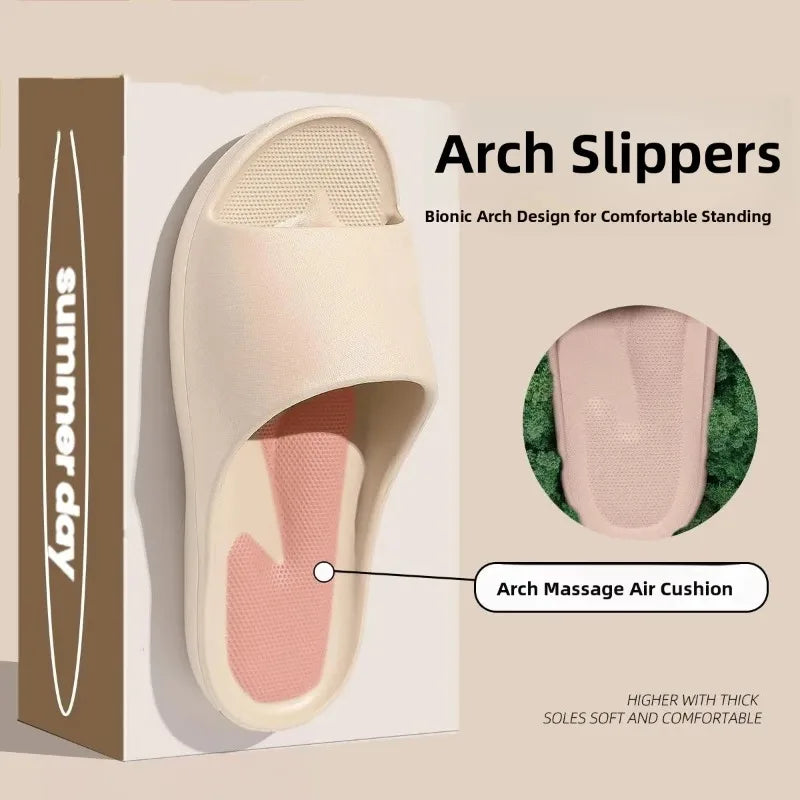 New Flat Foot Orthopedic Slippers Arch Support Collapse Correction Summer Cool Slippers Women Anti-Slip Odor-Resistant Indoor