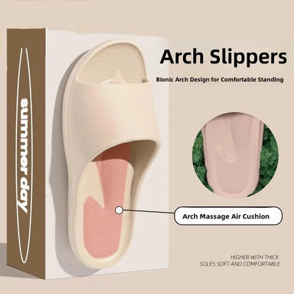 New Flat Foot Orthopedic Slippers Arch Support Collapse Correction Summer Cool Slippers Women Anti-Slip Odor-Resistant Indoor
