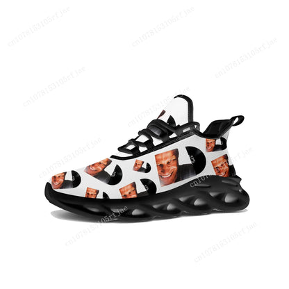 Aphex Twin Flats Sneakers Mens Womens Music DJ Mixer Sports Running Shoe Sneaker Lace Up Mesh Footwear Tailor-made Shoe Black