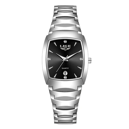 LIGE Watch women Business Luxury Ladies clock female waterproof watches Fashion quartz Simple Watch for Wome montre femme+BOX